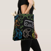 Helle Gaming-Joysticks: cooles Muster. Tasche (Von Nahem)