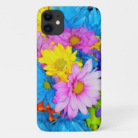 Helle Gänseblümchen-Blumenmischung Case-Mate iPhone Hülle (Rückseite)