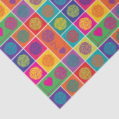 Helle Garne, Garne, Garnblock Gemustert Seidenpapier (Ausschnitt)