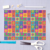 Helle Garne, Garne, Garnblock Gemustert Seidenpapier (Handwerk)