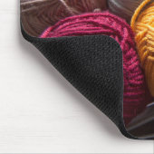 Helle Garne Wolle Knitter Crochet Maker Mousepad (Ecke)