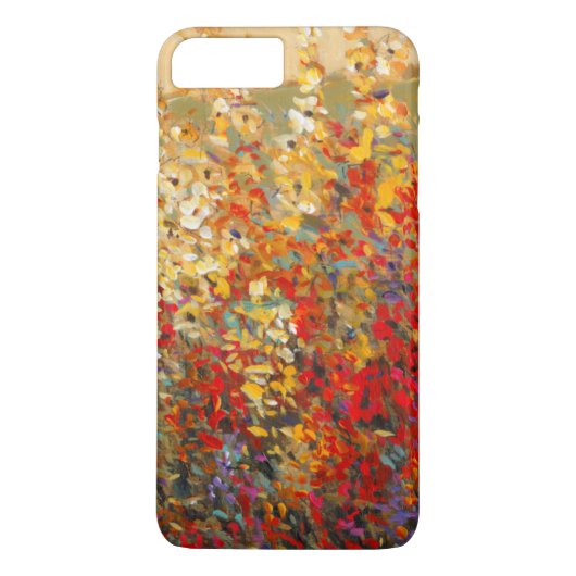 Helle Gartenmauer Frühlingsfest Wildblumen Case-Mate iPhone Hülle (Rückseite)