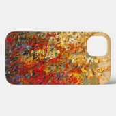 Helle Gartenmauer Frühlingsfest Wildblumen Case-Mate iPhone Hülle (Rückseite (Horizontal))