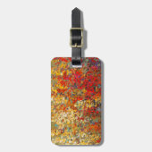 Helle Gartenmauer Frühlingsfest Wildblumen Gepäckanhänger (Vorderseite vertikal)