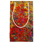 Helle Gartenmauer Frühlingsfest Wildblumen Kleine Geschenktüte (Vorderseite)