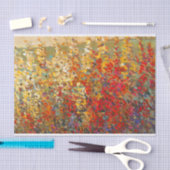 Helle Gartenmauer Frühlingsfest Wildblumen Seidenpapier (Handwerk)