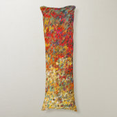 Helle Gartenmauer Frühlingsfest Wildblumen Seitenschläferkissen (Vorderseite Vertikal)