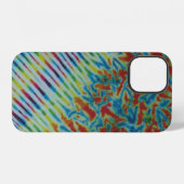 Helle Gefärbte Krawatte iPhone Hülle (Rückseite (Horizontal))