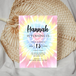 Helle Gefärbte Krawatte, jedes Lebensalter Einladung