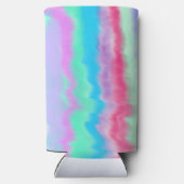 Helle Gefärbte Krawatte Selters Dosenkühler (Rückseite)