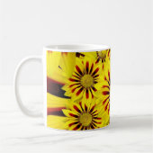 Helle gelbe Blumen Kaffeetasse (Links)