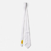 Helle gelbe Gummiente Krawatte (Rückseite)