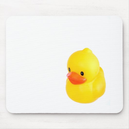 Helle gelbe Gummiente Mousepad (Vorne)