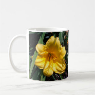 Helle gelbe Lilien-Tasse Kaffeetasse