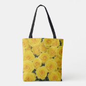 Helle gelbe Rose Tasche (Rückseite)