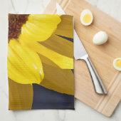 Helle gelbe Sonnenblume Handtuch (Viertel Falte)