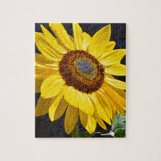 Helle gelbe Sonnenblume Puzzle