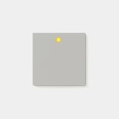 Helle gelbe Sun-Post-Itanmerkungen Post-it Klebezettel (Vorderseite)