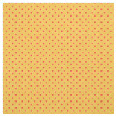 Helle gelbe u. rote Tupfen Stoff (Muster)