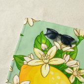 helle gelbe Zitronen Strandtuch (Beispiel)
