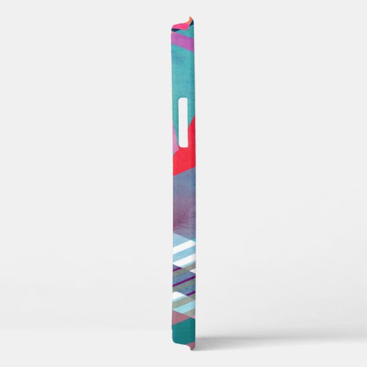 Helle Geometrie: farbiger Abstrakter Hintergrund Case-Mate iPhone Hülle (Rückseite / Rechts)