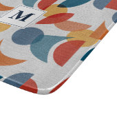 Helle geometrische Retro Abstraktes Mitteljahrhund Schneidebrett (Ecke)