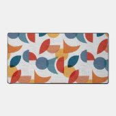 Helle geometrische Retro Abstraktes Mitteljahrhund Schreibtischunterlage (Vorderseite)