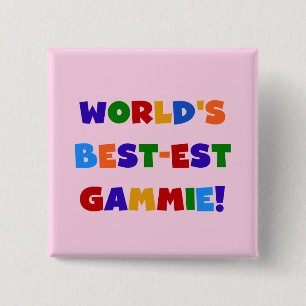 Helle Geschenke des Gut-est Gammie der Welt Farb Button