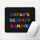Helle Geschenke des Gut-est Gammie der Welt Farb Mousepad (Mit Mouse)