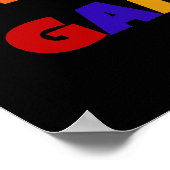 Helle Geschenke des Gut-est Gammie der Welt Farb Poster (Ecke)