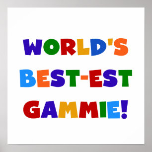 Helle Geschenke des Gut-est Gammie der Welt Farb Poster