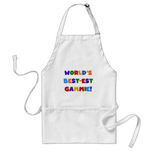Helle Geschenke des Gut-est Gammie der Welt Farb Schürze