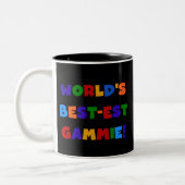 Helle Geschenke des Gut-est Gammie der Welt Farb Zweifarbige Tasse (Links)