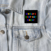 Helle Geschenke des Gut-est Nana der Welt Farb Button (Beispiel)