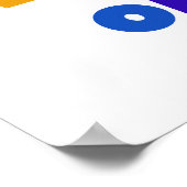 Helle Geschenke des Gut-est Oma der Welt Farb Poster (Ecke)