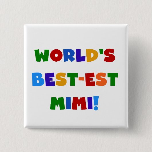 Helle Geschenke T-Shirts des Gut-est der Welt Farb Button (Vorderseite)