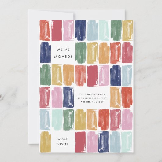 Helle gestrichene Juwelen: bewegende Ankündigung (Vorderseite)