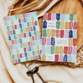 Helle gestrichene Juwelen: bewegende Ankündigung