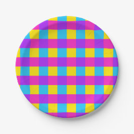 Helle Gingham Party Teller - Stil 2