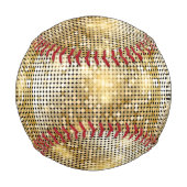 Helle, glänzende Pailletten-Glitzer Disco-Ball Baseball (Vorderseite)