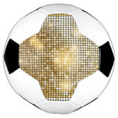 Helle, glänzende Pailletten-Glitzer Disco-Ball Fußball (Gedreht)
