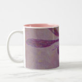 Helle Glitzer-Libelle Zweifarbige Tasse (Links)