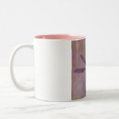 Helle Glitzer-Libelle Zweifarbige Tasse (Links)