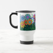 Helle glückliche FarbBlumen-Plastikschale Reisebecher (Links)