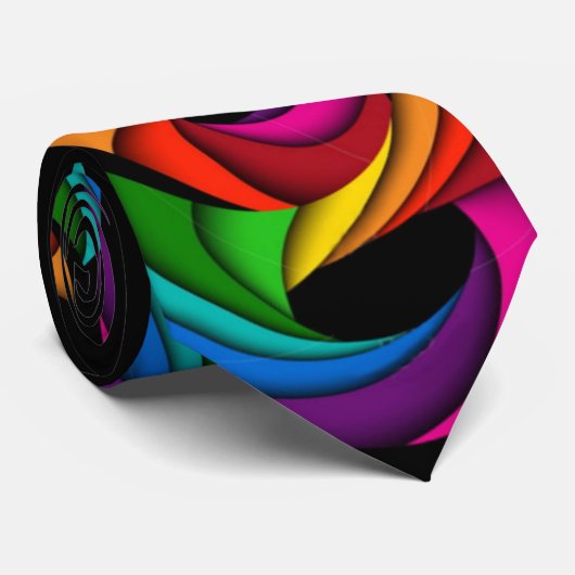 helle glückliche Krawatte (Gerollt)