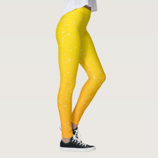 Helle Golden Beer Bubbles Leggings