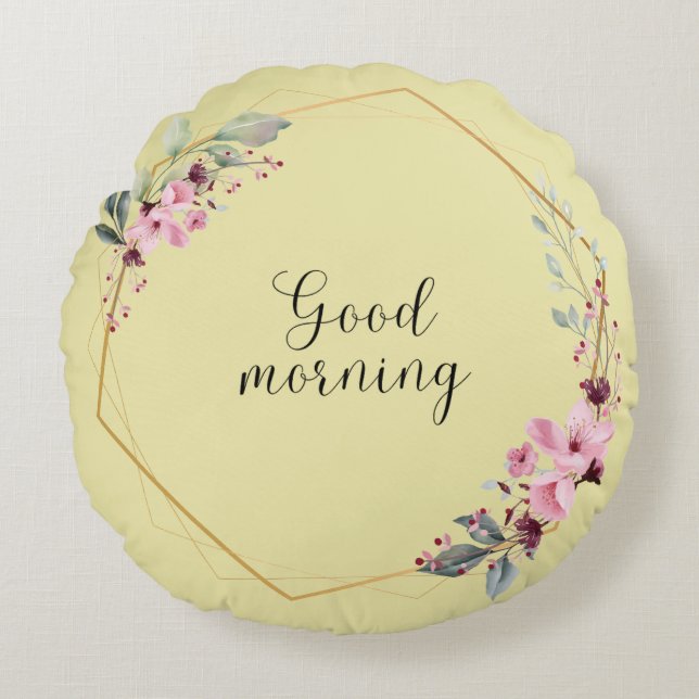 Helle Goldenrod Decorative Kissen (Vorderseite)