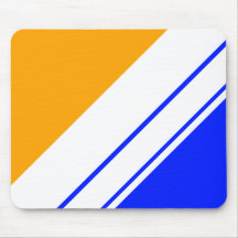 Helle, goldgelbe blaue Streifen