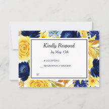 Helle Goldmedaille Blue Floral Wedding