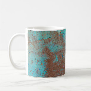 Helle Grafik an der Wand des Fußbodens, Kaffeetasse